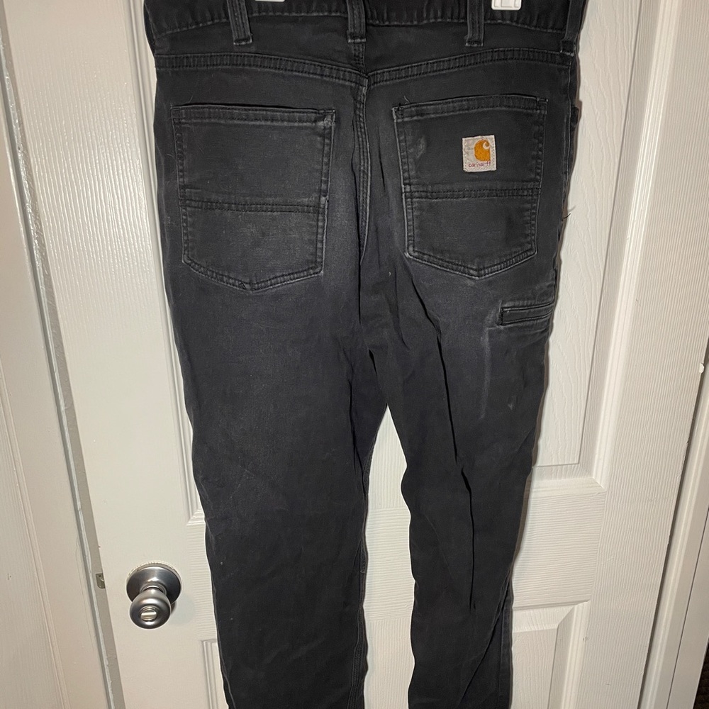 Carhartt Black work pants size 34x34